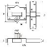 CERROJO FAC 301-L/120-P