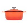 COCOTTE HIERRO ESMALTE NARANJA 4,8L LT012