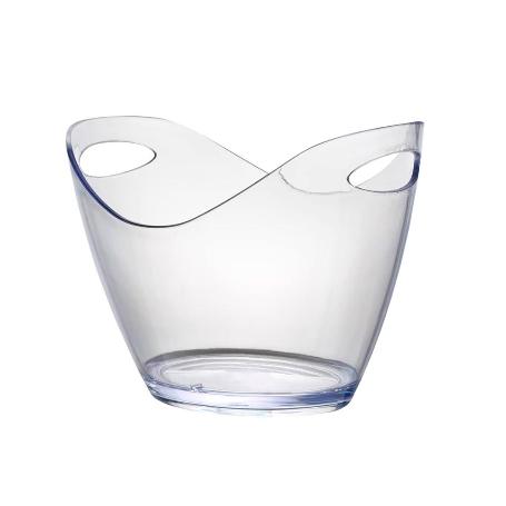 CUBO CHAMPAN ENFRIADOR TRANSPARENTE OVAL ASAS