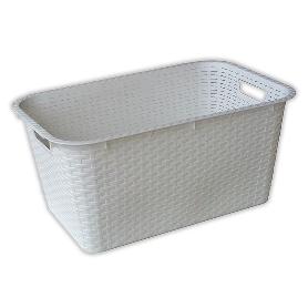 CESTA GIULIETTA 59X38X29 CM BLANCA