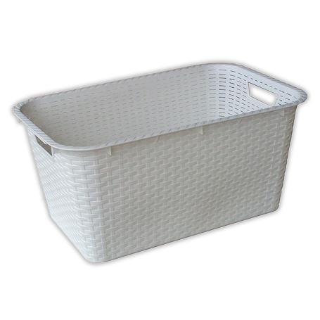 CESTA GIULIETTA 59X38X29 CM BLANCA