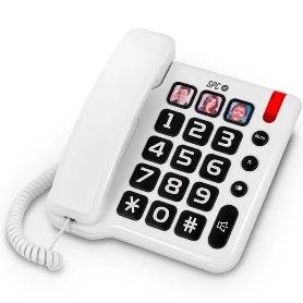 TELEFONO FIJO COMFORT NUMBERS II BLANCO