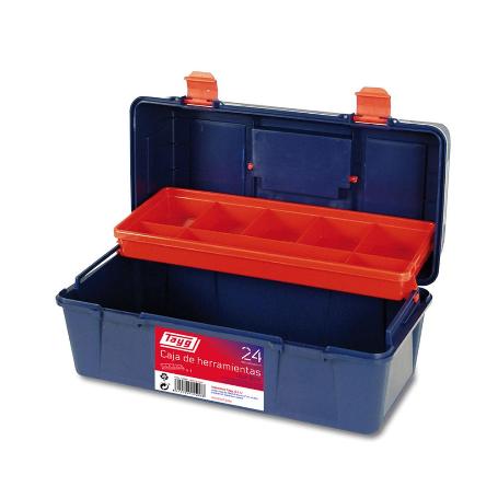 CAJA HERRAMIENTAS PLASTICO N.24-40X19