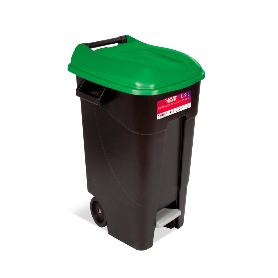 CUBO CON PEDAL ECO 120L. VERDE