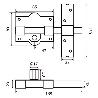 CERROJO FAC 301-L/ 80-N