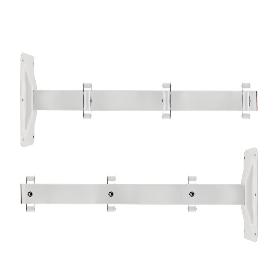 TENDEDERO DE PARED 3 POLEAS BLANCO 30 MT CUERDA JUEGO