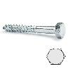 TIRAFONDO CABEZA HEXAGONAL DIN 571 ZINCADO 5-30 LARGO 50NM DIÁMETRO 7MM (CAJA 200)