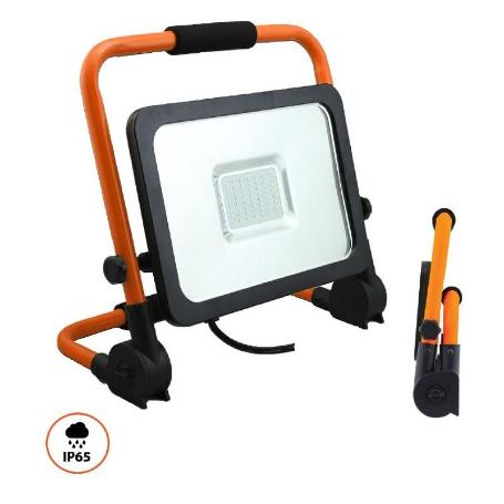 FOCO 42 LED PORTATIL C/CABLE 30W 3700LUM LUZ BLANCA 6000K-6500K. ANGULO LUMINICO 120º