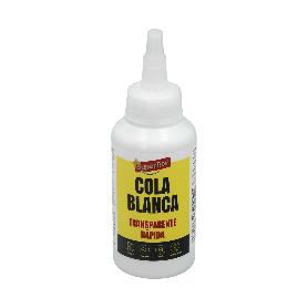 COLA BLANCA TRANSPARENTE BOTELLA 120 GR.