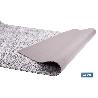 ROLLO DE ALFOMBRA JASPEADA GRIS MARENGO 50% ALGODÓN 50% POLIÉSTER 50 CM X 15 M