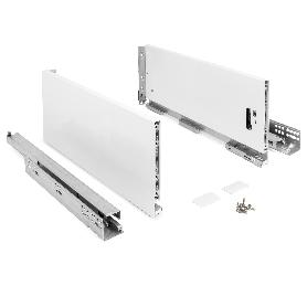 CAJÓN QUBE PUSH EXTRACCIÓN TOTAL ACABADO BLANCO H90, H120, H185 MEDIDA CAJÓN 400 ALTURA CAJÓN H185