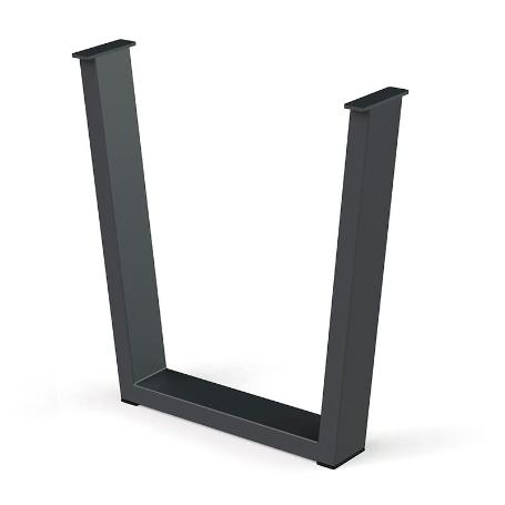 PATA METÁLICA VEKA H710 100X40 ACABADO NEGRO / BLANCO ACABADO NEGRO