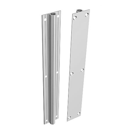 KIT ENDEREZADOR DE ALUMINIO MODELO ANNIE ACABADO PLATA
