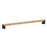 TIRADOR CON MADERA MODELO DUO MINI ACABADO ROBLE, NOGAL, NEGRO ACABADO ROBLE DIST. AGUJERO DIST. 160MM.