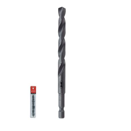 BROCA HSS DIN-338N M/HEX 1/4 6MM / 8MM / 10MM MEDIDAS 6MM