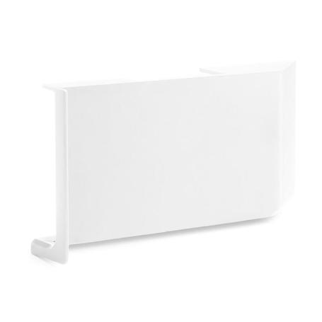 TAPA PLÁSTICO SCARPI-4 BLANCO / ANTRACITA ACABADO BLANCO MANO DERECHA