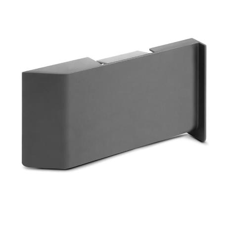 TAPA PLÁSTICO SCARPI-4 BLANCO / ANTRACITA ACABADO ANTRACITA MANO IZQUIERDA