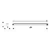 LAMPARA SOL. SLIM-B 9,8W L1200 TOUCH NEG 5000ºK. 8,5W/M. 180LED/M. NO INCLUYE TRANSFORMADOR.