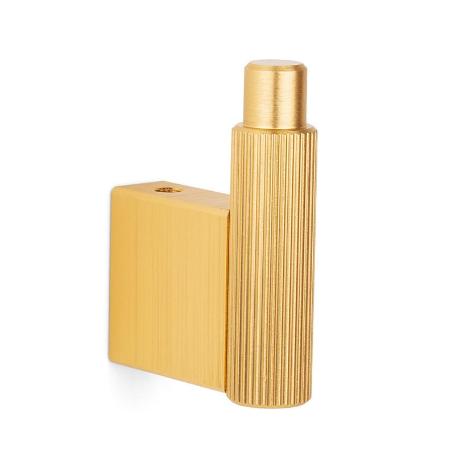 PERCHA ARPA 14X55MM LATON OSCURO CEPILLA ALUMINIO