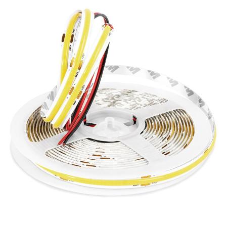 COB LED ROLLO COB 320 LED/METRO CON CINTA ADHESIVA 3M LUZ CÁLIDA 2.7K