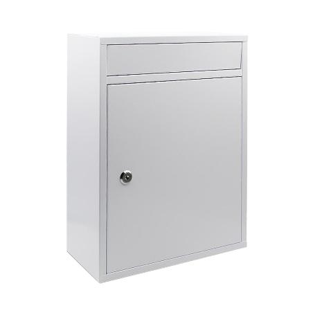 BUZON METALICO C/TAPA BASICO BLANCO KSX04