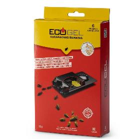 ECOGEL TRAMPA CUCARACHAS 15 GR CAJA 6 UND. REF. 4026