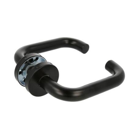 AMIG 23882 | MANILLA CON PLACA  3RX | Ø53 MM | ACERO INOXIDABLE | NEGRO