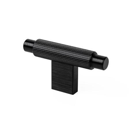 POMO ALUMINIO MODELO ARPA ACABADOS EFECTO INOX, LATON CEPILLADO, NEGRO CEPILLADO ACABADO NEGRO CEPILLAD DIST. AGUJE