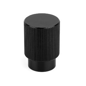 POMO ALUMINIO MODELO ARPA ACABADOS EFECTO INOX, LATON CEPILLADO, NEGRO CEPILLADO ACABADO NEGRO CEPILLAD DIST. AGUJE