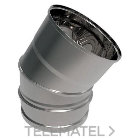 CODO 45º 130 SIMPLE PARED A304 2700122 ROS