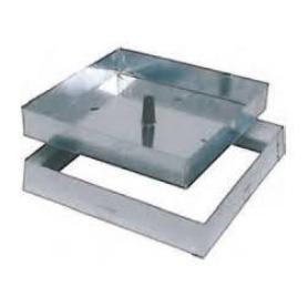 REGISTRO INOX. 330X330 H.50 ZIN08-6857CI DAKOTA
