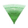 RASTRILLO ABANICO 21P VERDE PLASTICO
