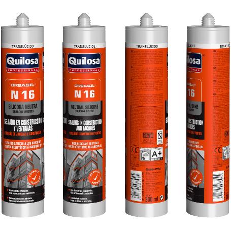 QUILOSA FINSTOC ORBASIL SILIC.NEUTRA N16 CART.300ML TRANSL.98392