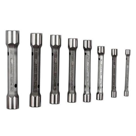 JGO LLAVE TUBO 2 BOCAS  8 PZAS