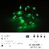 GUIRNALDA LUCES NAVIDAD ARBOLES 20 LEDS COLOR VERDE. LUZ NAVIDAD INTERIORES IP20 A PILAS 3AA (NO INCLUIDA)