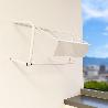 SOPORTE / DISPENSADOR ROLLO PAPEL INDUSTRIAL PARA PARED