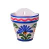 MACETA CERAMICA FLOR COLGAR 13X13 CM