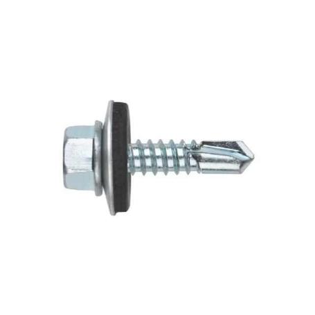 TORNILLO CON ARANDELA VULCANIZADA DE ACERO-EPDM