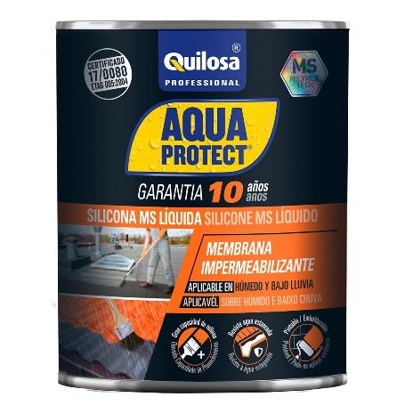 QUILOSA IMPERMEABLE AQUAPROTEC SILICONA LIQUIDA 1K GRIS 10042281
