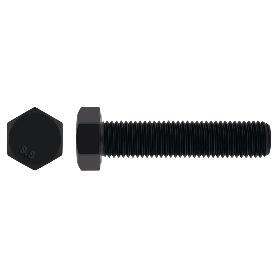 TORNILLO CABEZA HEXAGONAL DIN 933 CALIDA METRICA M-6 LARGO 16MM