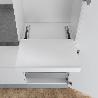 GUÍA SHELF PUSH/AMORTIGUADO EXTRACCIÓN TOTAL ACABADO ZINCADO TIPO CIERRE AMORTIGUADO MEDIDA SHELF 550MM (CAJA 20)