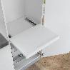 GUÍA SHELF PUSH/AMORTIGUADO EXTRACCIÓN TOTAL ACABADO ZINCADO TIPO CIERRE AMORTIGUADO MEDIDA SHELF 550MM (CAJA 20)
