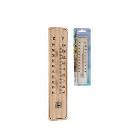 TERMOMETRO MADERA COLGAR 22 CM BLISTER