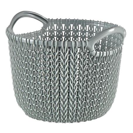 CESTA REDONDA GRIS XS 3 L