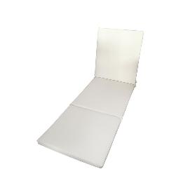 COJIN CAMA DESENFUNDABLE BEIGE 185X55X4,5 CM