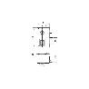 CERRADURA AZBE 56B-60 IZ HN
