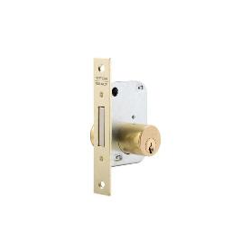 CERRADURA DE EMBUTIR MADERA 2001 PARA PUERTAS DE ENTRADA, SOLO PALANCA, ENTRADA DE 50MM, ACABADO HIERRO LATONADO