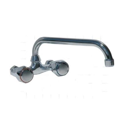 MONOBLOC PARED 3017C CROMO 15 CM BAÑOGRIF