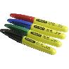 STANLEY MARCADOR MINI PUNTA FINA NEG-ROJ-AZU-VERD 2-47-329 4 UND