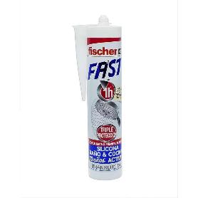 SILICONA FAST 280 ML TRANSL 517961 FISCHER